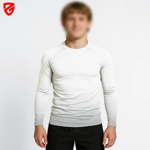 T-shirt de compression personnalisé à manches longues pour le surf, le MMA/BJJ, la gym, avec logo, sublimé, Rashguard de Jiu Jitsu, Créez votre propre Rashguard personnalisé - Product Image 2