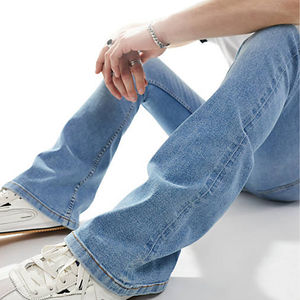 Venta al por mayor de alta calidad mejor precio personalizado fabricantes Flare Jeans Hombres - Product Image 5