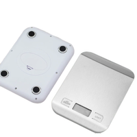 Báscula Digital de Cocina Electrónica de Acero Inoxidable de Alta Precisión, Compacta, para Repostería, Café y Alimentos