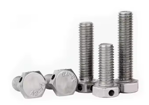 <span class=keywords><strong>Vis</strong></span> de sécurité en fil d'acier perforé sur mesure, avec boulon hexagonal externe pour machines industrielles - Product Image 5