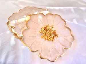 Posavasos de Resina Acabado a Mano, Estilo Bohemio, Ecológico, Diseñado para Mantener las Superficies de los Muebles Secas y sin Rayones para el Hogar - Product Image 2