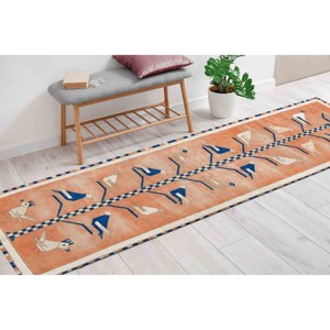 Alfombra con Estampado de Aves: Decoración Moderna para el Hogar, Alfombra Delgada No Tejida - Product Image 4