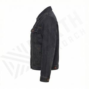 Veste en jean en coton brut pour femmes, couleur personnalisée, style élégant, pièce de vêtement d'extérieur, tenues décontractées, création d'un look saisonnier élégant - Product Image 3