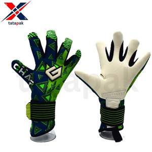 Precio al por mayor Guantes de portero de cuero de la mejor calidad Ropa deportiva Profesional TATAPAK Fabricación Guantes deportivos personalizados - Product Image 4