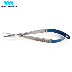 Tijeras para Cutículas Nuevas de la Mejor Calidad, con Mecanismo de Resorte, Extra Afiladas, de Acero Inoxidable, Marca INNOVAMED - Product Image 2