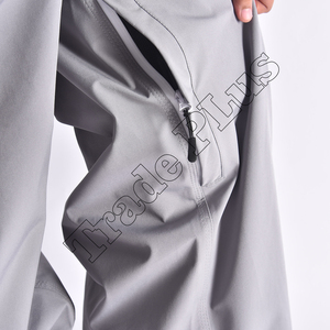 Pantalon de ski gris imperméable pour homme avec cordon de serrage, 100 % polyester, respirant, coupe-vent, pantalon de snowboard, taille adulte - Product Image 4