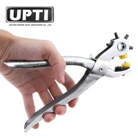 Haute qualité taiwan-made multifonctionnel ceinture en cuir trous Rivets poinçon outil robuste bricolage pince à main manuel Source d'alimentation