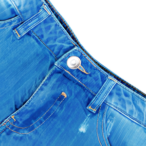 Shorts en jean délavé pour femme, coupe ample, style streetwear décontracté, teinture vintage personnalisée, printemps-été, vente en gros en vrac, usine de vêtements - Product Image 3