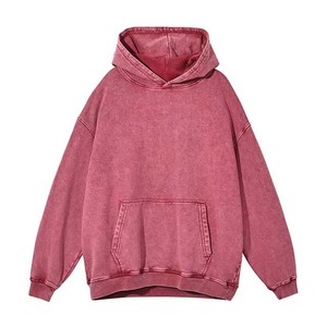 Ropa de hombre sudaderas con capucha sudaderas lavado ácido OEM estilo personalizado pulóver invierno 100% algodón Streetwear hombre Sudadera con capucha básicos - Product Image 5
