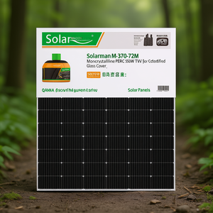 Panneau solaire monocristallin PERC Solarman SM-370-72M 550W TUV avec couvercle avant en verre certifié - Product Image 3