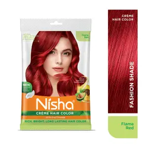 Best Seller Hair Color Rich Bright Long Lasting Hair Color For Ultra Soft Deep Shine 100% Grey Coverage Flame Red Color