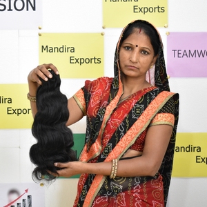 100% venta al por mayor barato Bodywave paquetes de pelo Natural que no se desprende proveedor crudo indio templo extensiones de cabello humano - Product Image 5