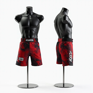 กางเกงขาสั้นต่อสู้แบบ MMA แห้งเร็วน้ำหนักเบายืดพิมพ์ดิจิตอลออกแบบได้ตามต้องการสำหรับฝึกออกกำลัง - Product Image 6