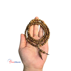 สร้อยข้อมือลูกปัด agilawood aloeswood agarwood เครื่องประดับไม้สไตล์วินเทจใส่ได้ทั้งชายและหญิงของขวัญจากเวียดนาม - Product Image 3