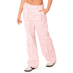 Pantalons cargo pour femmes les plus vendus, pantalons cargo streetwear, fabricant OEM personnalisé, pantalons cargo baggy - Product Image 3