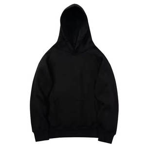 เสื้อมีฮู้ดแฟชั่นฤดูใบไม้ผลิสำหรับผู้ชายผ้าคอตตอนขนาดใหญ่400 GSM น้ำหนักตัวใหญ่พิเศษ - Product Image 4