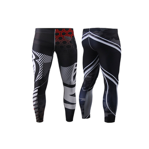 Leggings de compression personnalisés pour hommes Respirant Séchage rapide Anti-bactérien Taille élastique Dernier design Gym Fitness Workout High-Tech - Product Image 1