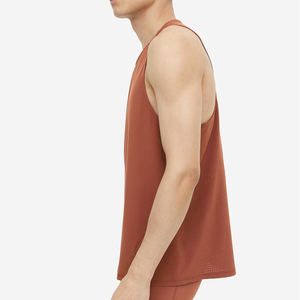 Chaleco deportivo de malla para hombre, camiseta sin mangas de entrenamiento para correr, ropa deportiva para gimnasio, Tops informales de verano, venta al por mayor, nueva moda - Product Image 5