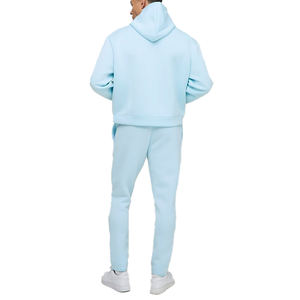 Survêtement deux pièces de qualité supérieure en gros Survêtement de sport durable bleu ciel - Product Image 5