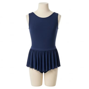 Traje de Danza para Niñas, de Nailon, Tela Elástica Suave, Cómodo, para Ballet, Jazz y Danza - Product Image 1