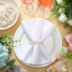 Ronds de serviette de Noël indiens Décor de table exclusif pour les mariages et les fêtes avec des serviettes de Noël en polyéthylène en papier - Product Image 6