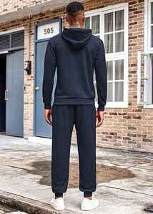 Sudadera con Capucha Extra Grande 100% Algodón Unisex para Hombre, Sudadera con Capucha Personalizada para Hombre, Conjunto Deportivo con Logotipo Estampado - Product Image 3