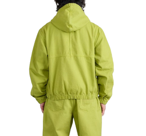 แจ็กเก็ตซิปมีฮู้ดสำหรับบุรุษผ้าแคนวาสสำหรับใส่ทำงานในฤดูใบไม้ผลิฤดูใบไม้ร่วง - Product Image 2