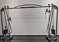 BN Commercial – Appareil de musculation professionnel à double pile de poids réglable pour l'entraînement complet du corps (poitrine, dos, épaules)