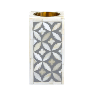 High Quality <b>Bone</b> Inlay Bakhoor Burner with Soft Edges and Square Shape Perfect for Table Office or Bedroom Use for Bulk Export - Product Image 4