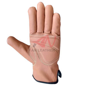 Gants résistants aux coupures en cuir et TPR avec protection complète des mains et ajustement confortable - Product Image 4