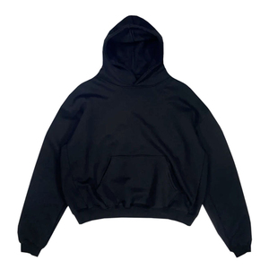 Hoodies personnalisés à faible MOQ avec logo imprimé, manches longues côtelées, en coton 100%, pour un usage décontracté. - Product Image 5