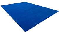 Crystal Velvet Modern Simple Nordic Fashion Blue Gilt Abstract 100% Bamboo Silk Non-Slip High Pile Handmade Transitional