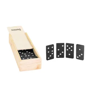 Set di Domino in Legno Personalizzato Trina, Giocattoli Promozionali per Divertimento e Intrattenimento - Product Image 1