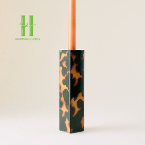 Bougeoir en laque de luxe Bougeoirs en bois décoratifs pour la maison Restaurant Hôtel Emballage personnalisé au Vietnam - Product Image 2