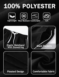 Compra pantalones holgados de nailon personalizados de alta calidad para hombre, ropa de calle, pantalones de chándal de gran tamaño, pantalones de hip hop para hombre - Product Image 6