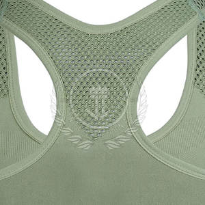 Soutien-gorge de sport respirant à maintien élevé pour femmes grandes tailles avec logo frontal, confortable et facile à porter, en stock - Product Image 5