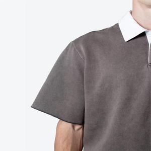 เสื้อโปโลสำหรับธุรกิจเสื้อยืดแขนสั้นพิมพ์โลโก้ออกแบบได้ตามต้องการโอกาสเล่นกอล์ฟ - Product Image 4