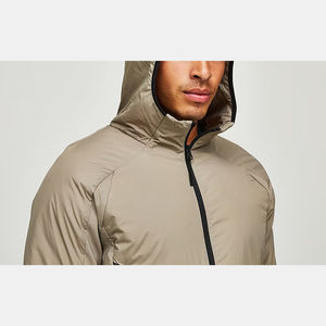 Vente en gros design personnalisé randonnée imperméable hommes coupe-vent survêtement hommes tissé fermeture éclair extérieur design décontracté pour le voyage - Product Image 4
