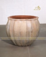 Atlantis di alta qualità vecchio vaso di fiori in ceramica bianca AN313H55OW per la decorazione di casa e giardino Mini creazioni paesaggistiche