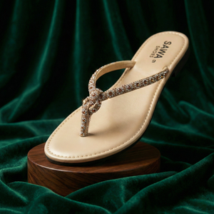 Sandales compensées d'été antidérapantes Golden Stone 307 G Flats, légères, tendance, faciles à enfiler, avec lumières LED, en PU, pour la marche - Product Image 3