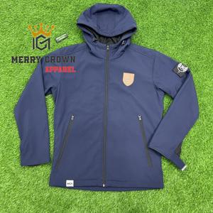 Veste Softshell d'hiver pour homme de haute qualité, coupe-vent, respirante, couleurs/logo personnalisables, prix de gros gratuit - Product Image 4