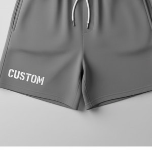 Pantalones Cortos Deportivos Casuales para Hombre con Logotipo Personalizado, Ligeros, de Satén Transpirable, Ajuste Cómodo para Entrenamiento y Gimnasio - Product Image 3