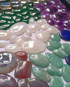 หินโมราโมราโมราอัญมณีล้ำค่าเกรด AAA 100% ผสมรูปทรงเรียบฟรีไซส์ขายส่งจากโรงงาน - Product Image 4