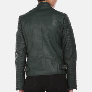 Chaqueta de cuero para invierno Chaqueta de cuero para mujer de la mejor calidad 2024 Chaqueta de cuero genuino para mujer - Product Image 3