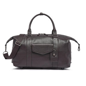 Precio al por mayor de encargo plegable de viaje Vintage hombres bolsas de lona de lujo de alta calidad de cuero de gran capacidad ligero - Product Image 1