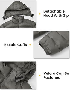 Nouveauté : Vestes matelassées personnalisées pour hommes, de haute qualité, coupe-vent et imperméables, rembourrées en polyester, service OEM - Product Image 4