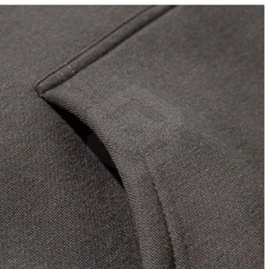 Sweat à capuche surdimensionné pour homme, personnalisé avec logo imprimé, respirant, nouvelle mode hiver 2024, motif uni teint. - Product Image 4