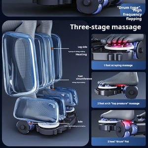 C129 Luxury 4D Full Body Shiatsu Masaje Amasado Rolling Airbag Silla Zero Gravity Behealthy Bodycare Portátil y plegable - Product Image 4
