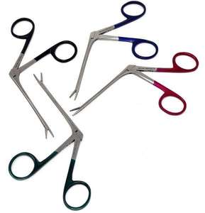 Venta caliente alemán Bellucci Micro orejas tijeras 75mm 4 Mm cuchillas curvas Ptfe recubierto - Product Image 3