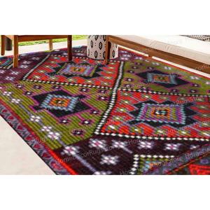 Geometric Pattern Printed <b>Rug</b>: Modern, Versatile, and Stylish,Nonwoven Soft <b>Rug</b> - Product Image 2